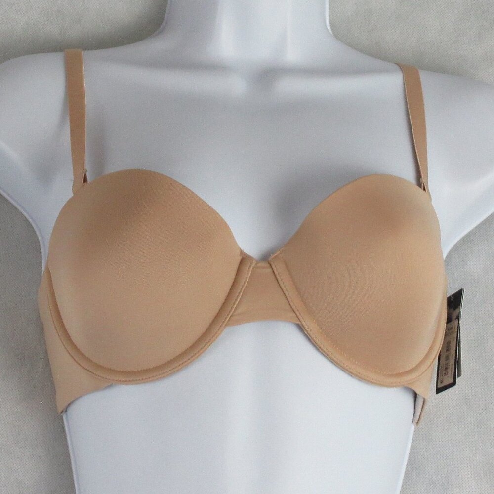 GAP GapBody Women's Everyday Essentials Multiway T-Shirt Bra, Brush Beige, 32DD